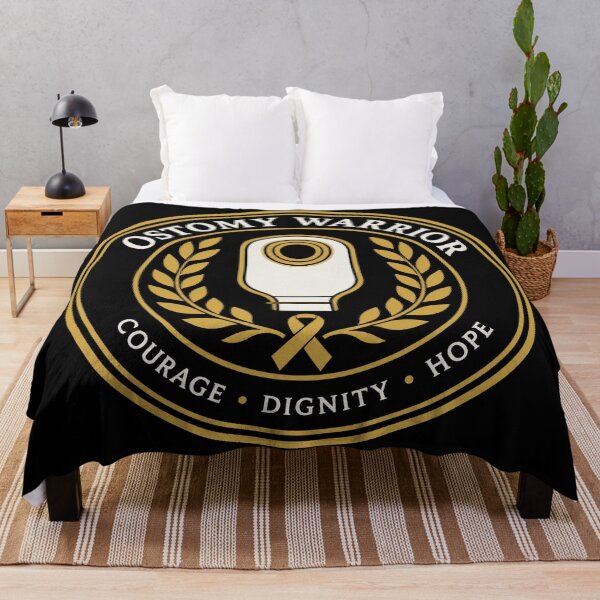 Item preview, Ostomy Warrior Courage Dignity Hope Seal designed and sold by Uglyandcute.