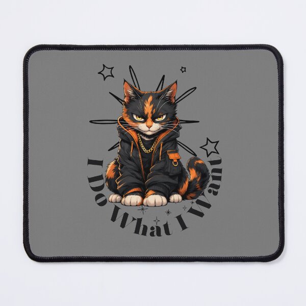 Item preview, I Do What I Want – Sassy Cat Lover T-Shirt, Funny Independent Cat Graphic Tee designed and sold by BoldMarks.
