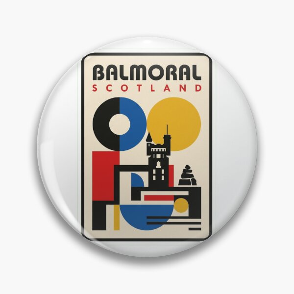 Item preview, Retro Balmoral Bauhaus Geometric Skyline designed and sold by k3rstman1.