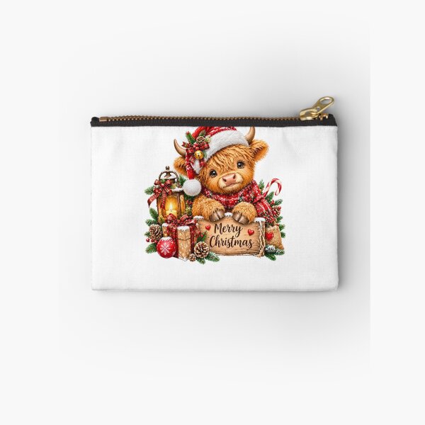 Item preview, Cute Highland Cow Merry Christmas Sign Rustic Farmhouse Holiday designed and sold by DYAFLK.