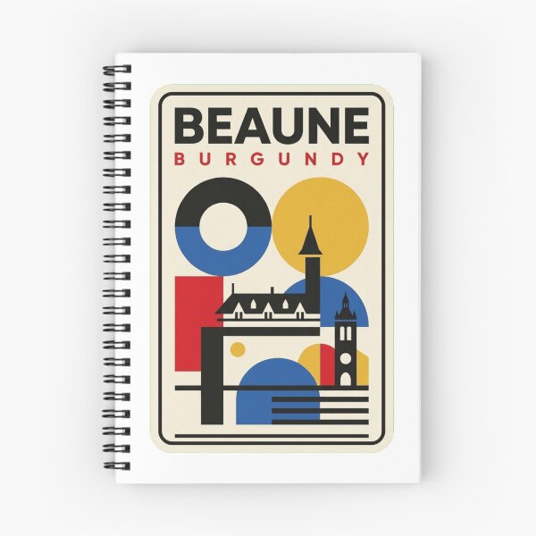 Item preview, Retro Beaune Bauhaus Geometric Skyline designed and sold by k3rstman1.