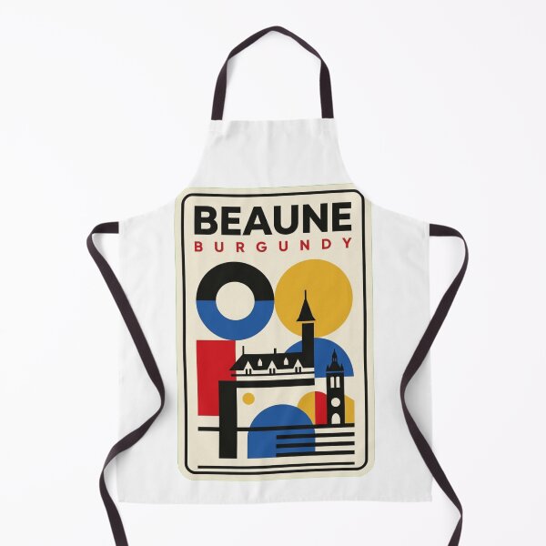 Item preview, Retro Beaune Bauhaus Geometric Skyline designed and sold by k3rstman1.