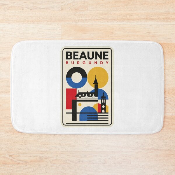 Item preview, Retro Beaune Bauhaus Geometric Skyline designed and sold by k3rstman1.