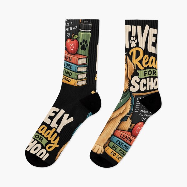 Item preview, Pawsitively Ready For School Golden Retriever Back To School designed and sold by Ridaelb.