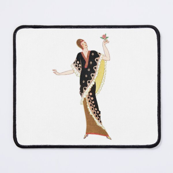 Item preview, Woman in a black tubular dress by Otto Friedrich Carl Lendecke, 1912 designed and sold by Hedrin.