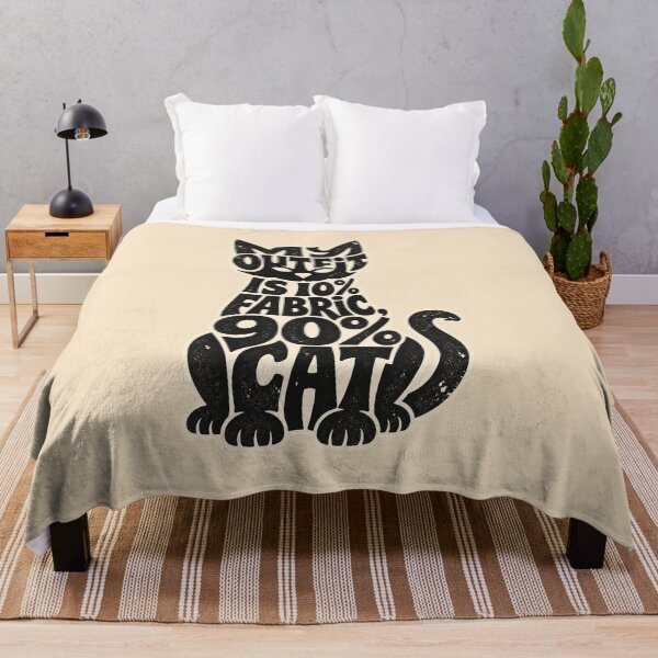 Item preview, My Outfit is 10% Fabric 90% Cat – Funny Typography designed and sold by SVox.
