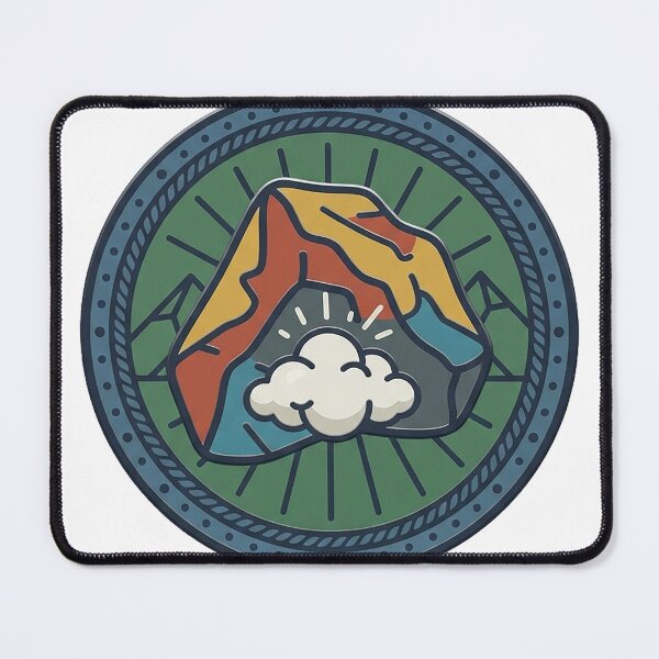 Item preview, Climbing Hold Chalk Badge designed and sold by eduardoroa22.