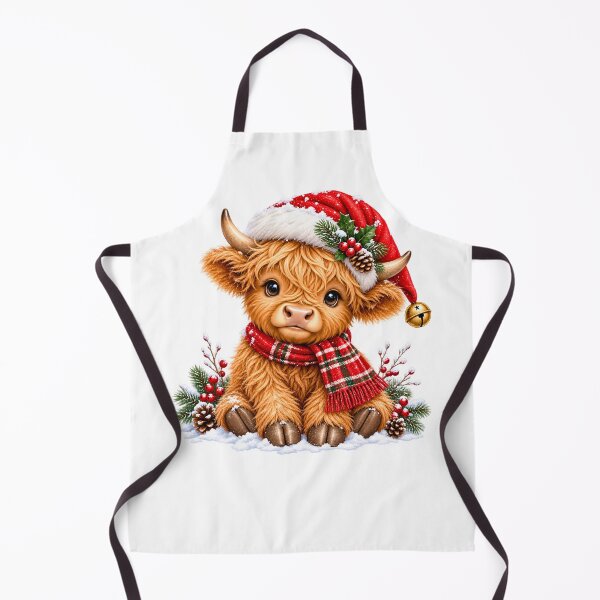 Item preview, Cute Highland Cow Calf Christmas Winter Snow Farmhouse designed and sold by DYAFLK.