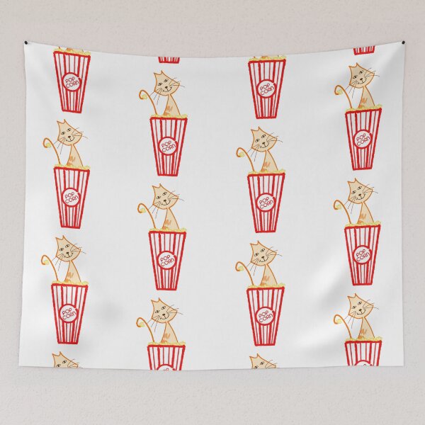 Item preview, Popcorn Kitty designed and sold by GeekyMcGeekface.