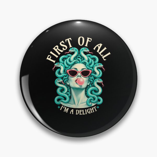 Item preview, Women Feminist Medusa First of All I'm A Delight Medusa designed and sold by Juansustait.