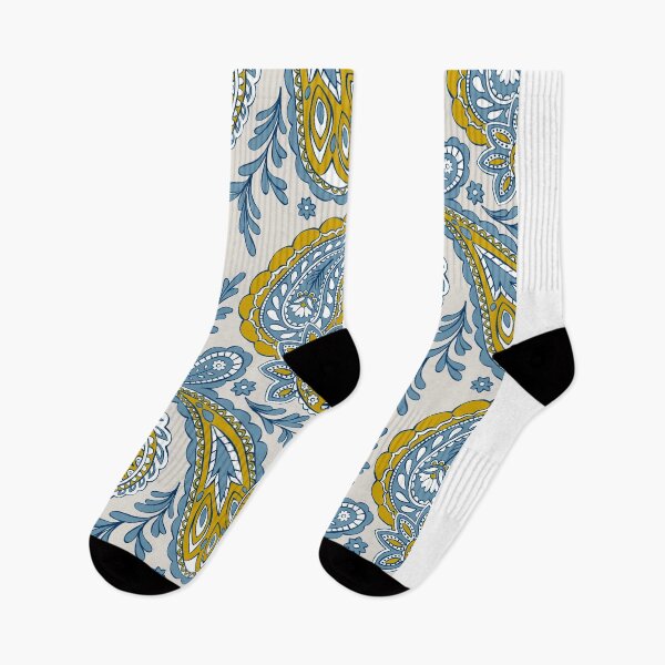 Item preview, Blue and Yellow Paisley Pattern designed and sold by Steve Haskamp.