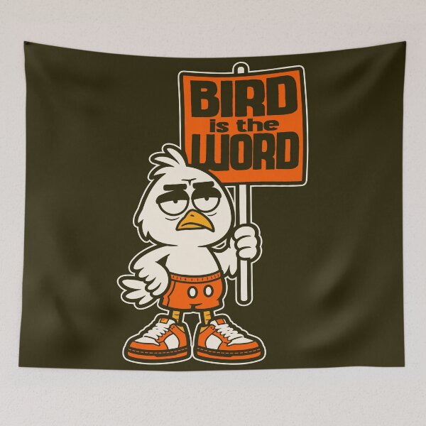 Item preview, Bird is the word designed and sold by Sarcastic Panda.