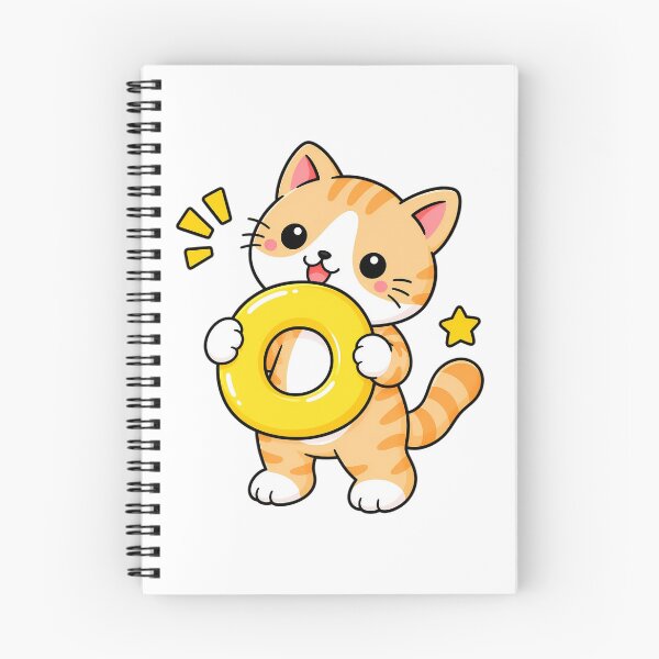 Item preview, Cute Orange Tabby Cat with Korean Hangul Letter ㅇ Kawaii Kitty designed and sold by NoopnyangStudio.