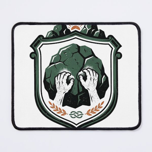 Item preview, Boulder and Chalked Hands Crest designed and sold by eduardoroa22.