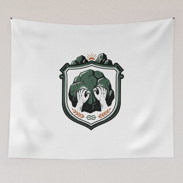 Item preview, Boulder and Chalked Hands Crest designed and sold by eduardoroa22.