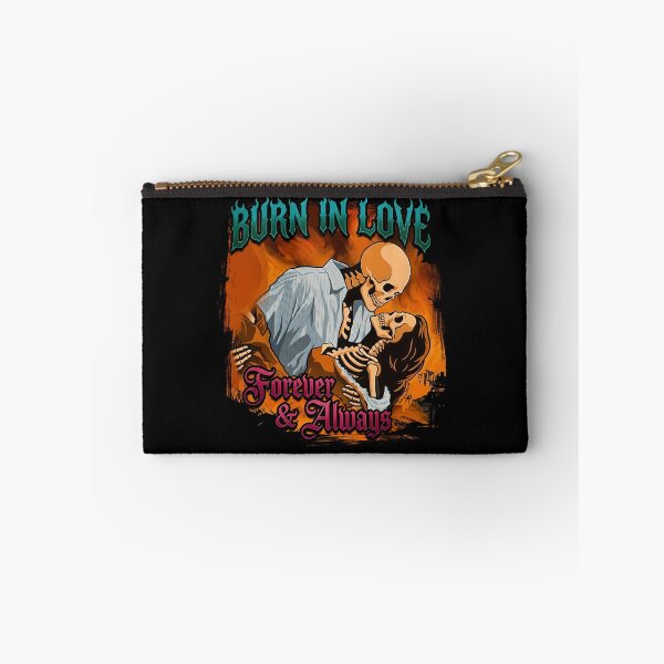 Item preview, Burn in Love - Skeleton Lovers Gothic Romantic Tattoo Art designed and sold by BrainConstip.