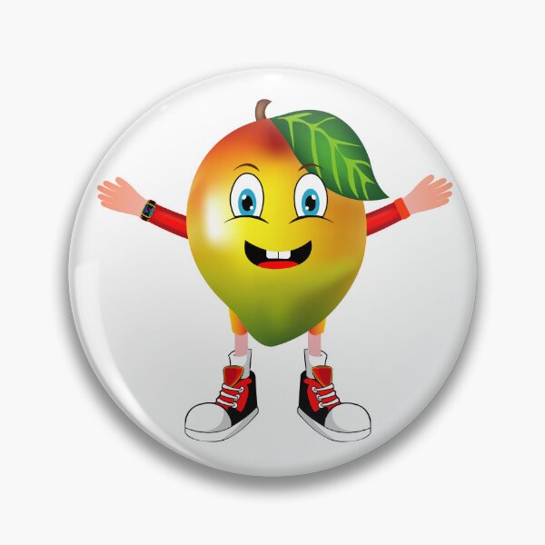 Item preview, Happy Mango Animated Character - Boy Version designed and sold by ExpressiveToon.