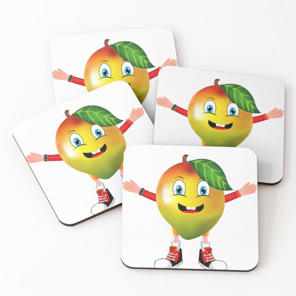 Item preview, Happy Mango Animated Character - Boy Version designed and sold by ExpressiveToon.