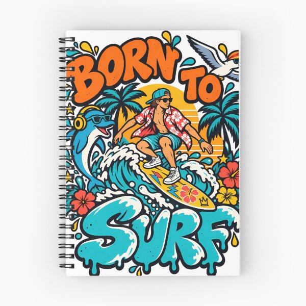 Item preview, Born to surf designed and sold by chrishb2000.