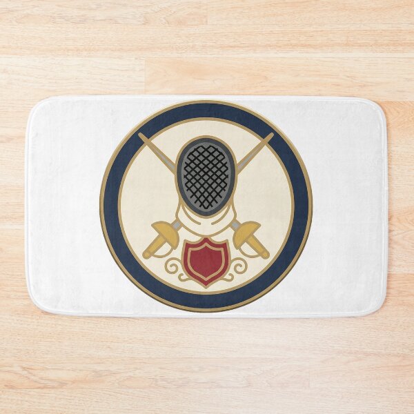 Item preview, Fencing Mask Crossed Foils Badge designed and sold by eduardoroa22.