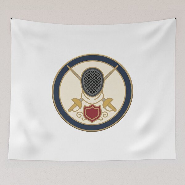 Item preview, Fencing Mask Crossed Foils Badge designed and sold by eduardoroa22.