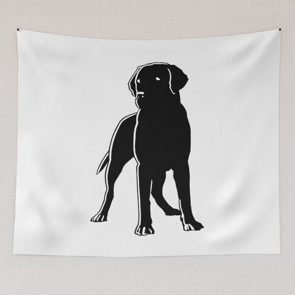 Artikelvorschau, Hund, schwarze Silhouette, Haustier, Tier, cooler Stil entworfen und verkauft von gin3art.