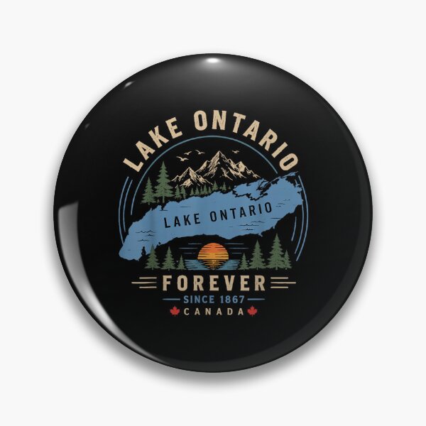 Item preview, Lake Ontario Forever Canada Since 1867 Vintage Lakeside  designed and sold by PladypooZztrt.