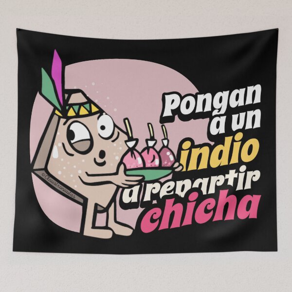 Item preview, Gofio Handing Out Chicha: Pongan a un Indio a Repartir Chicha designed and sold by Claustronautas.