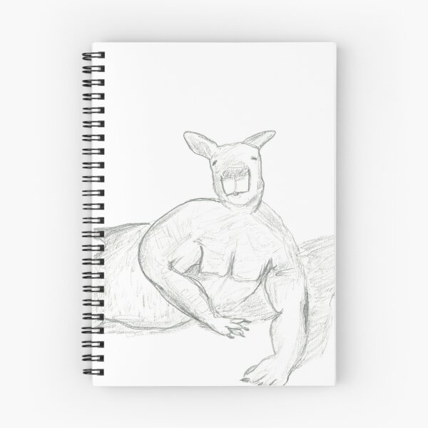 Item preview, Buff Kangaroo Sketch designed and sold by ArtDotRom.