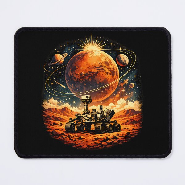 Item preview, The Mars rover crosses the red desert. designed and sold by Daily Quirk.