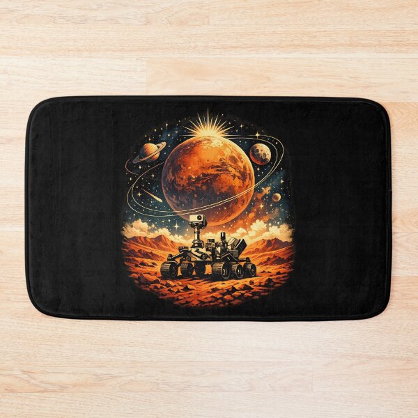 Item preview, The Mars rover crosses the red desert. designed and sold by Daily Quirk.