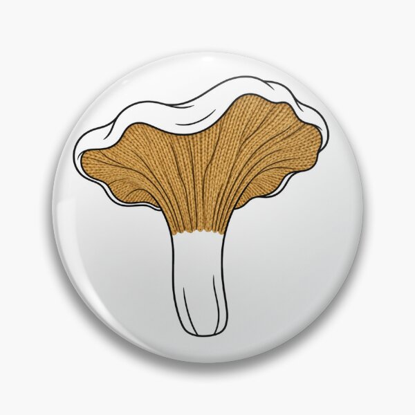 Item preview, Chanterelle with Knitted Golden Cap designed and sold by knitcorner26.