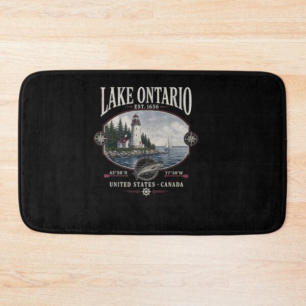 Artikelvorschau, Lake Ontario Retro 90er Jahre See Amerikanisch für Männer und Frauen entworfen und verkauft von Szartstudios.