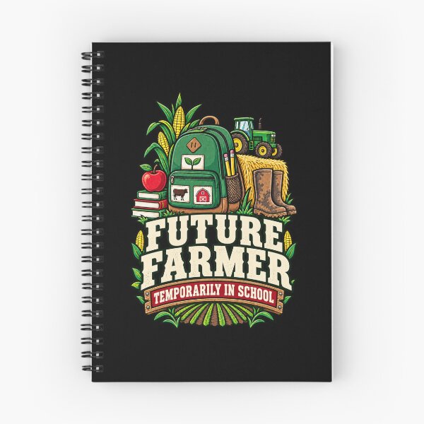 Item preview, Future Farmer Temporarily In School Farm Kid Tractor designed and sold by Ridaelb.