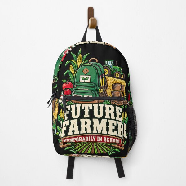 Item preview, Future Farmer Temporarily In School Farm Kid Tractor designed and sold by Ridaelb.