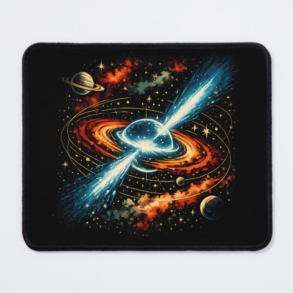 Item preview, Rapidly rotating pulsar emitting twin beams designed and sold by Daily Quirk.