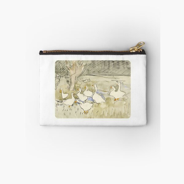Item preview, Ducks on Water Sticker | Vintage Bird Art designed and sold by Studio Wildflower.