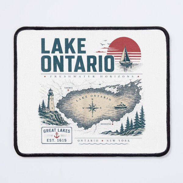 Item preview, Lake Ontario Forever Canada Since 1867 Vintage Lakeside  designed and sold by PladypooZztrt.