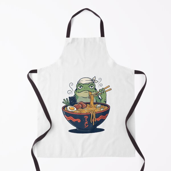 Item preview, Grumpy Frog Eating Ramen Vintage Poster Japanese designed and sold by Redgiant87x.