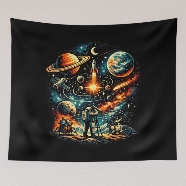 Item preview, Cosmic deep space exploration scene designed and sold by Daily Quirk.