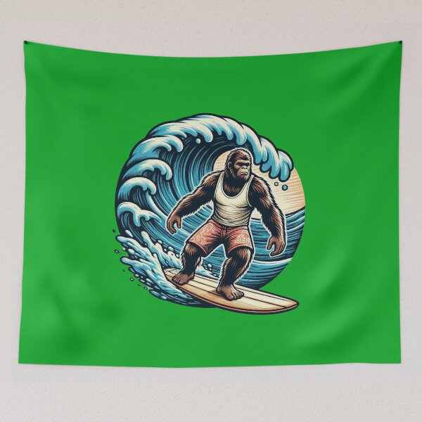Item preview, Bigfoot Surfing designed and sold by PingPongCat.