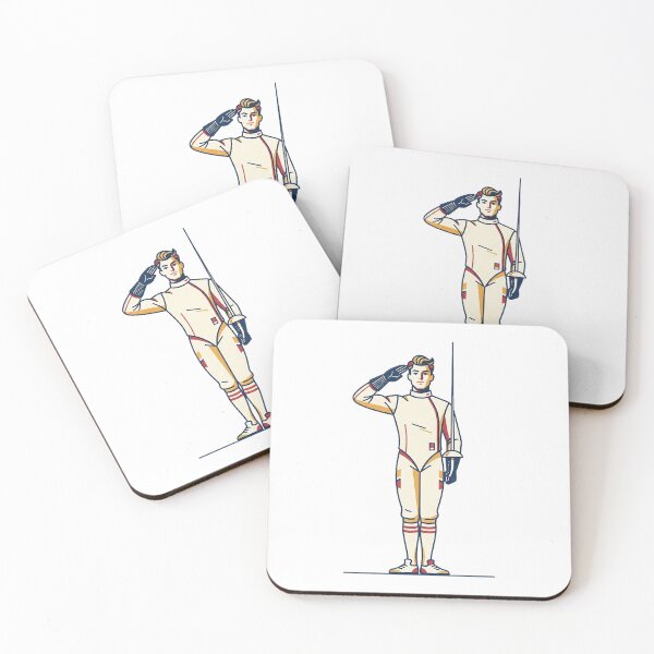 Item preview, Fencer Salute Screenprint designed and sold by eduardoroa22.
