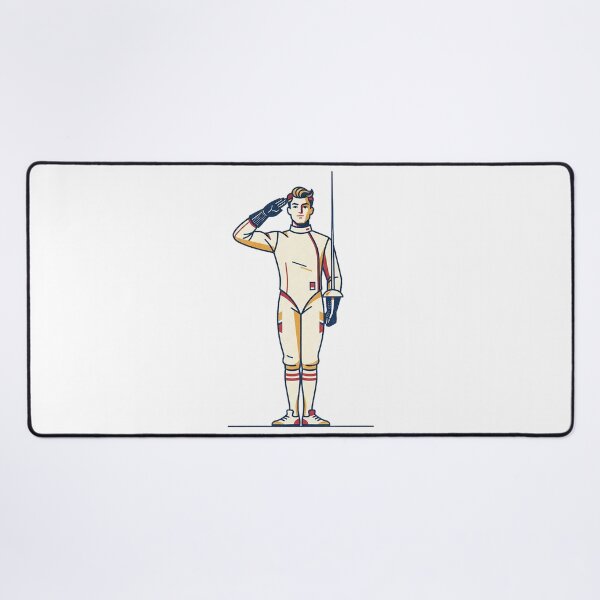 Item preview, Fencer Salute Screenprint designed and sold by eduardoroa22.