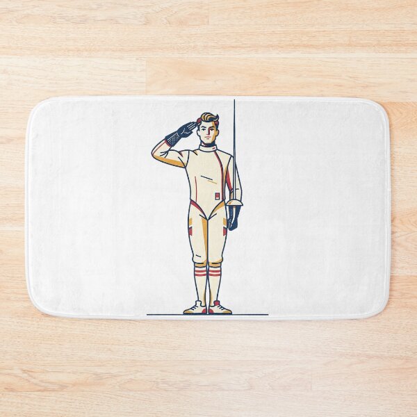 Item preview, Fencer Salute Screenprint designed and sold by eduardoroa22.