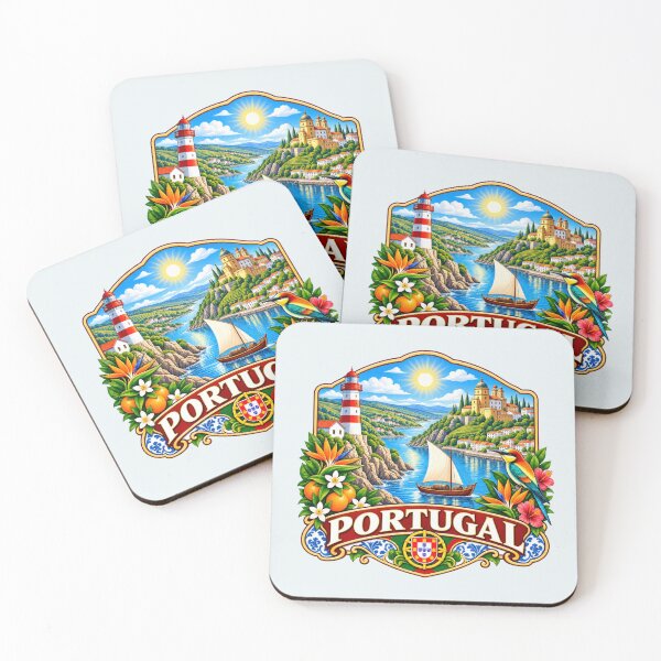 Item preview, Portugal Scenic Coast and Vineyard designed and sold by Myra365Art.