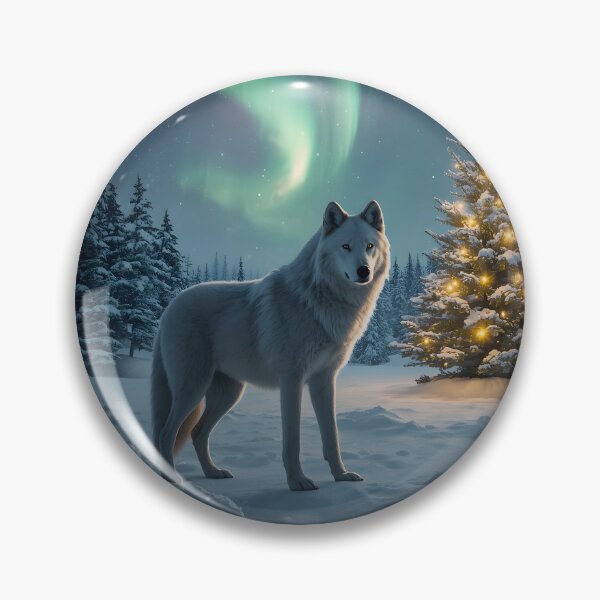 Item preview, A majestic white wolf. designed and sold by Designfs.