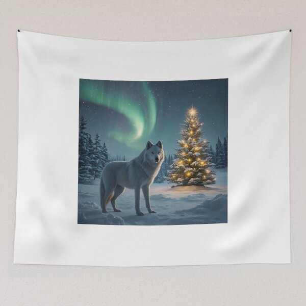 Item preview, A majestic white wolf. designed and sold by Designfs.