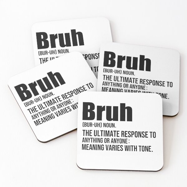 Item preview, Bruh Definition Funny Slang Saying Sarcastic Gen Z Humor Dictionary Quote designed and sold by 76Valeria.