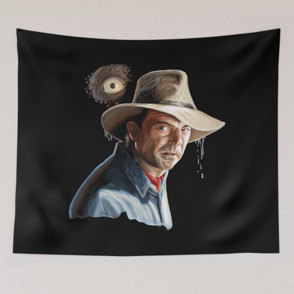 Item preview, Sam Neill Jurassic Handpainted Portrait designed and sold by CaitlnArtUS.