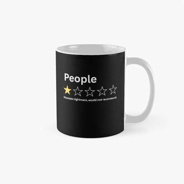 Item preview, People One Star Review Shirt, Funny Introvert Graphic Tee, Sarcastic People Humor T-Shirt Gift for Friends designed and sold by faridman.